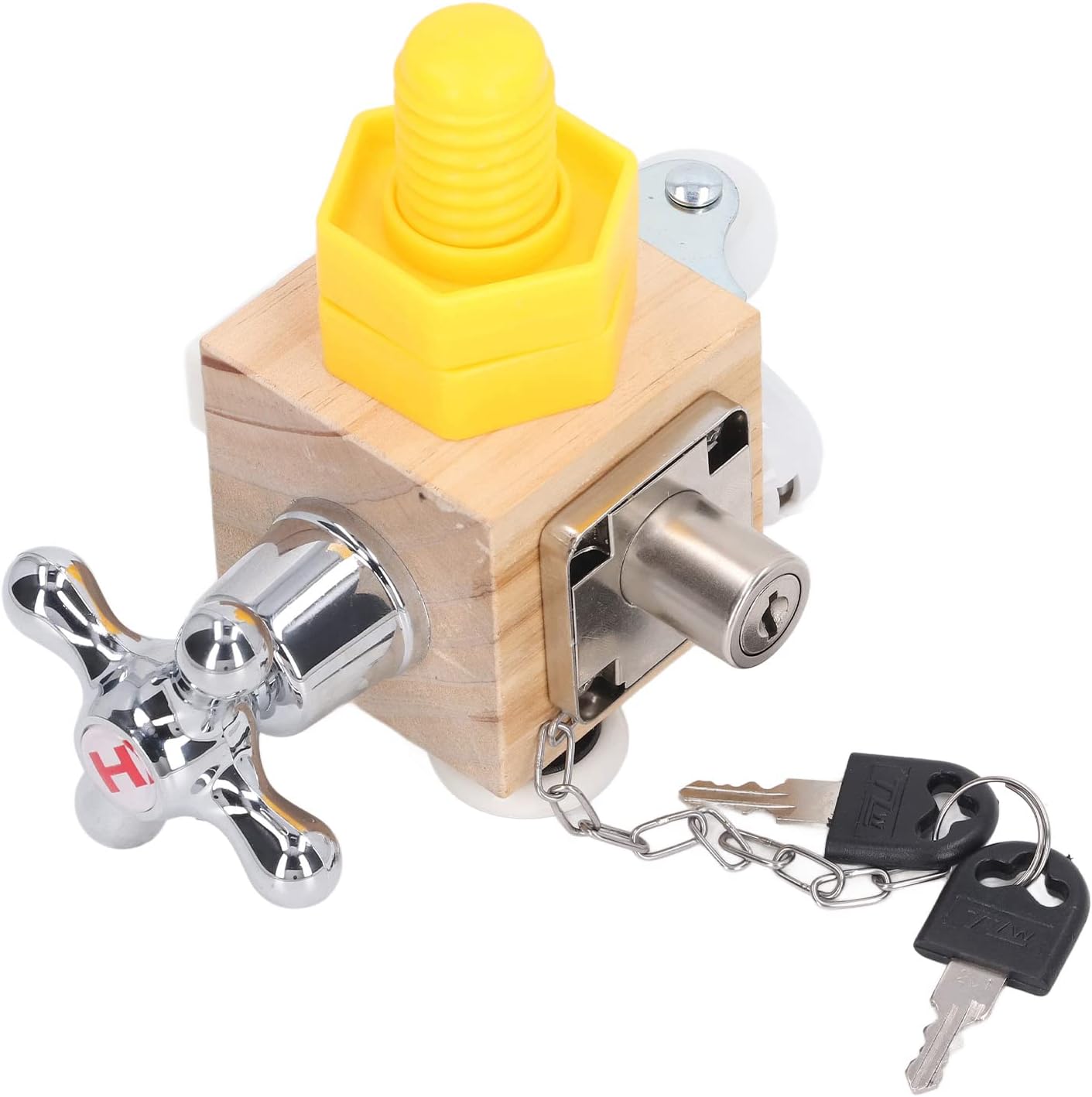 VIP Toddler Sensory Busy Block – 7-in-1 Hands-On Learning Toy