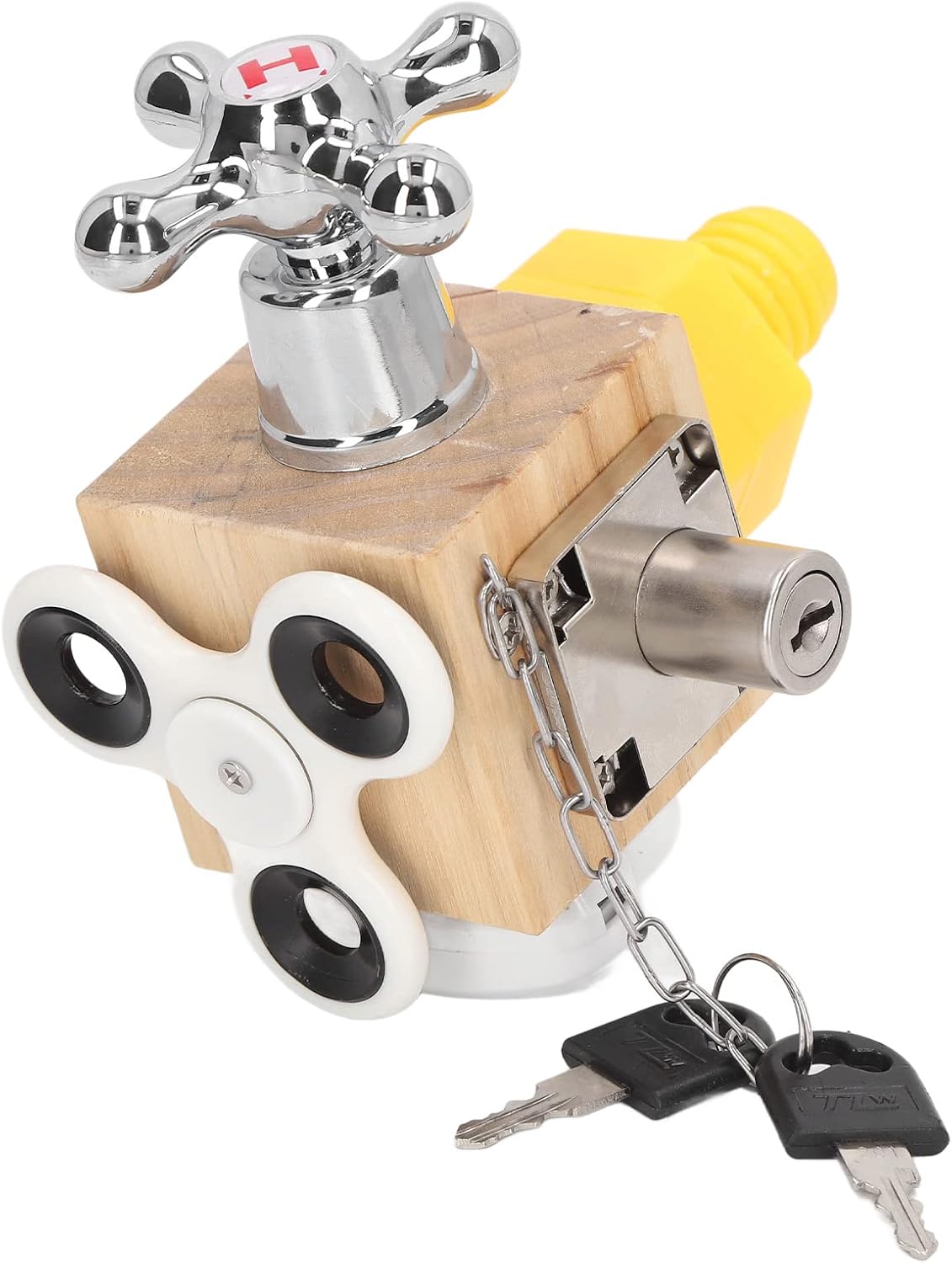 VIP Toddler Sensory Busy Block – 7-in-1 Hands-On Learning Toy