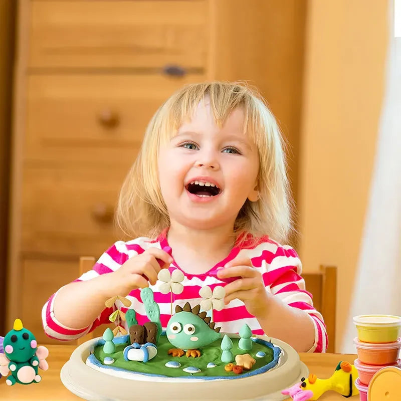 VIP Creative Clay Set for Kids – 36 Color Air-Dry Modeling Clay + Tools