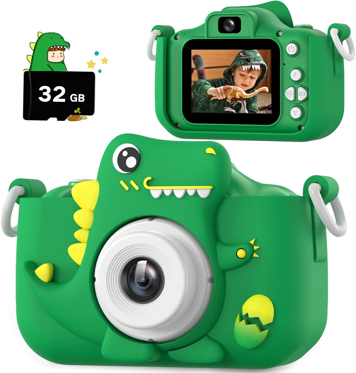 VIP DinoPix™ Instant Print Camera for Kids – Fun Photo & Video Camera with Thermal Printing
